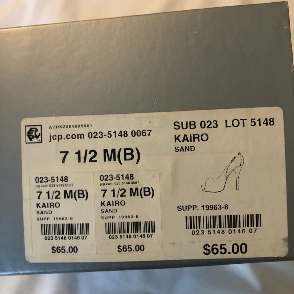 Worthington Kairo Peep toe pumps size 7.5 - Picture 2 of 7